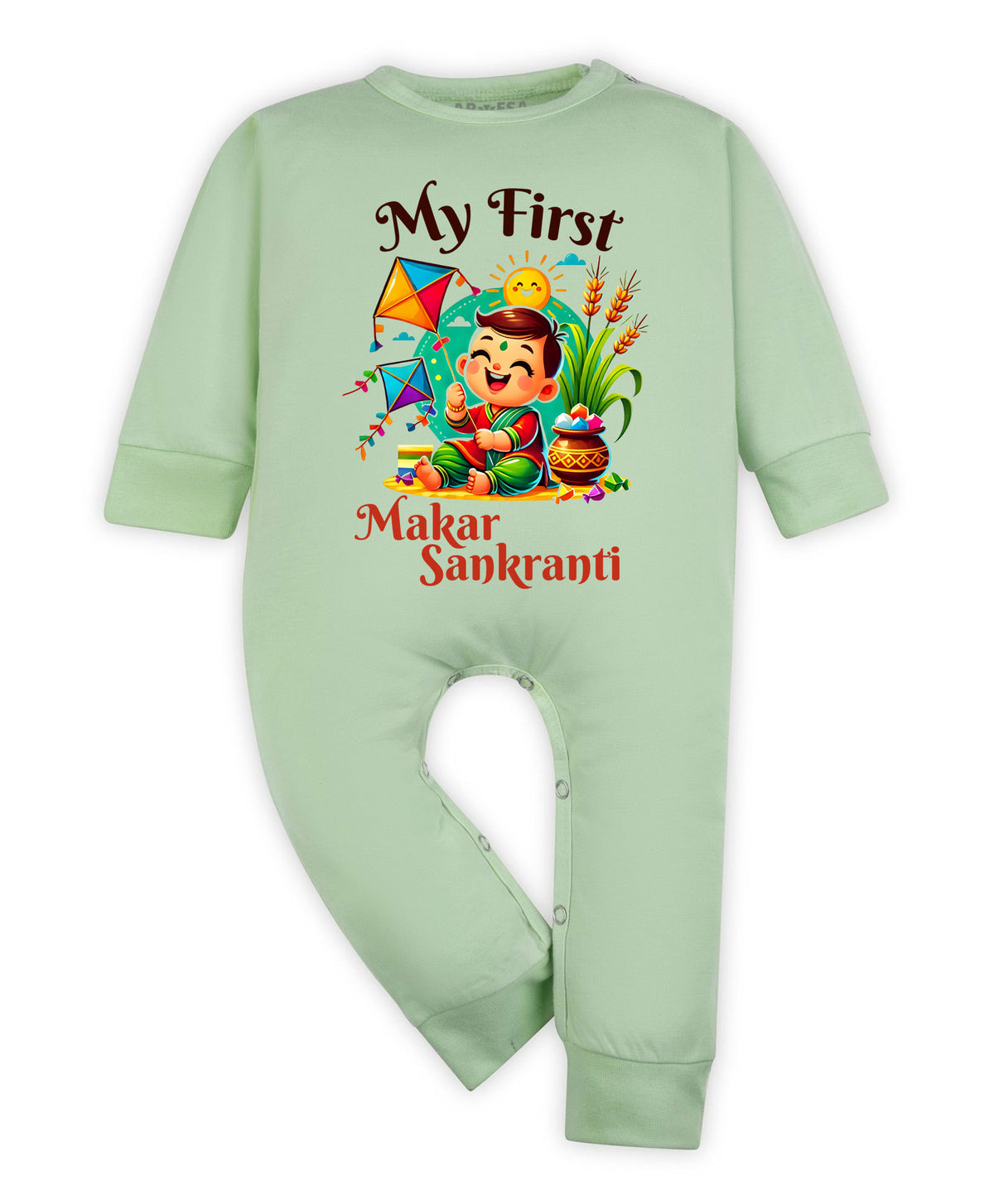 No | My First Makar sankranti - Jumpsuit