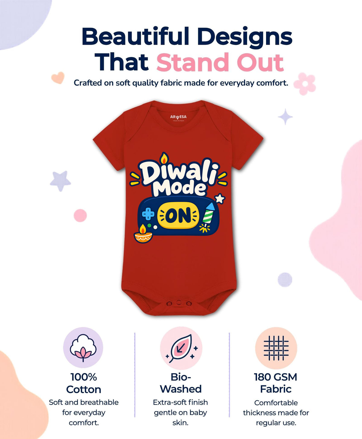 Diwali Mode On - Romper