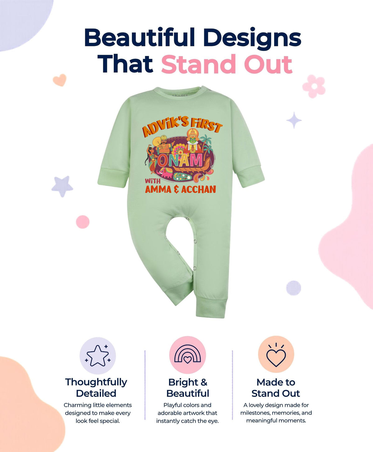 Yes | My First Onam - Jumpsuit