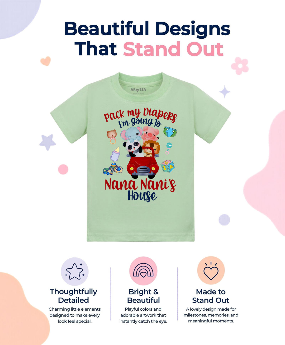 No | I Am Going To Nana Nani House - T-shirt