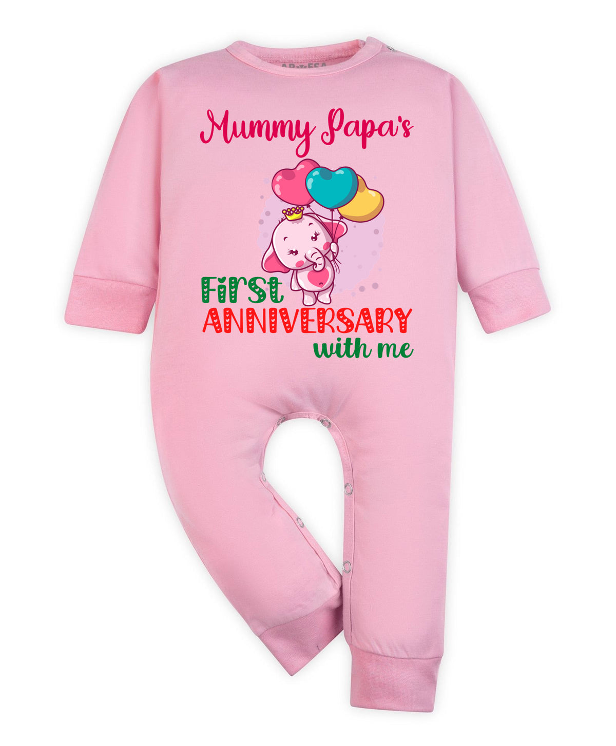 No | Mummy Papa First Anniversary With Me Mom Dad - Jumpsuit