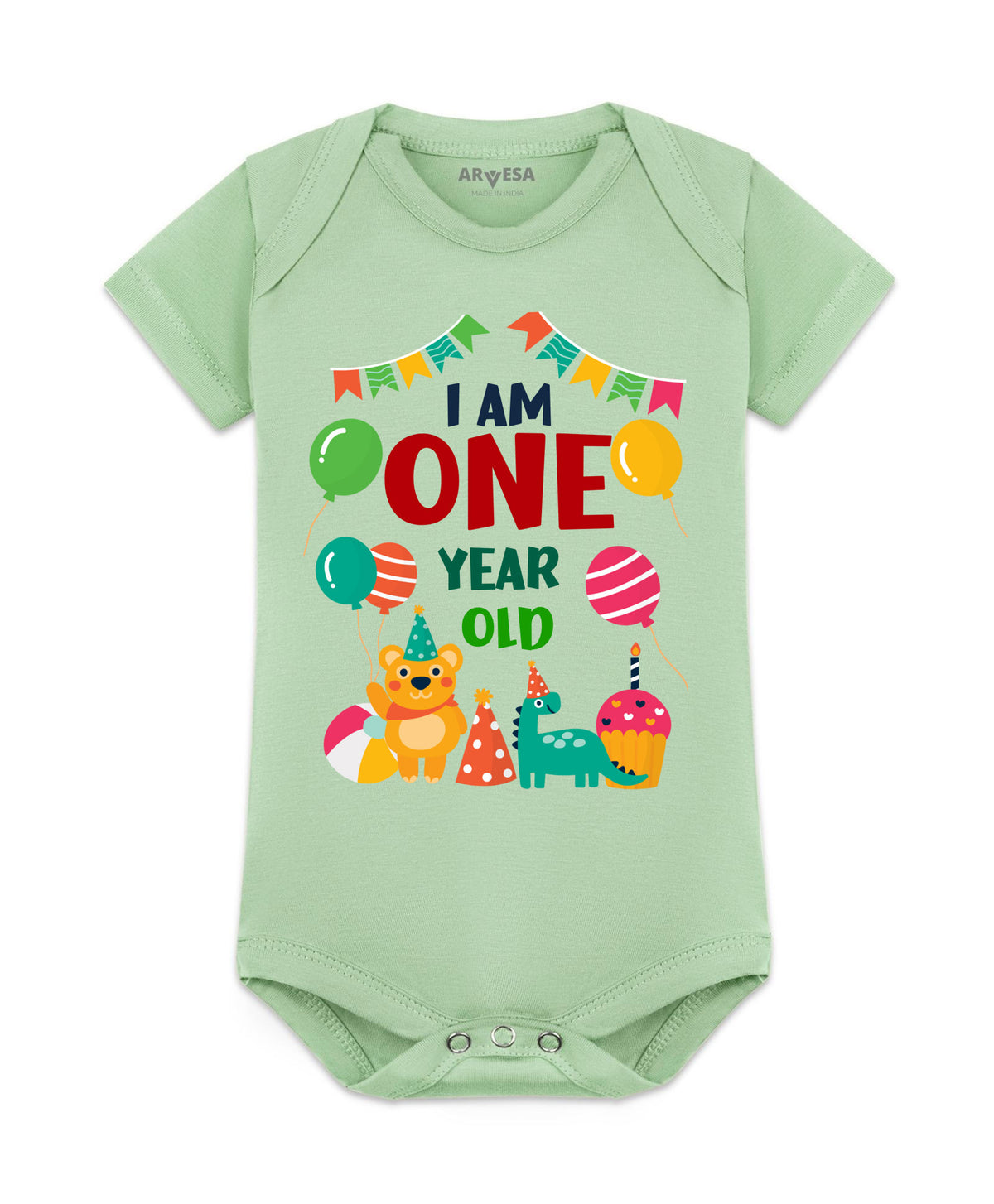 No | One Year Birthday - Romper