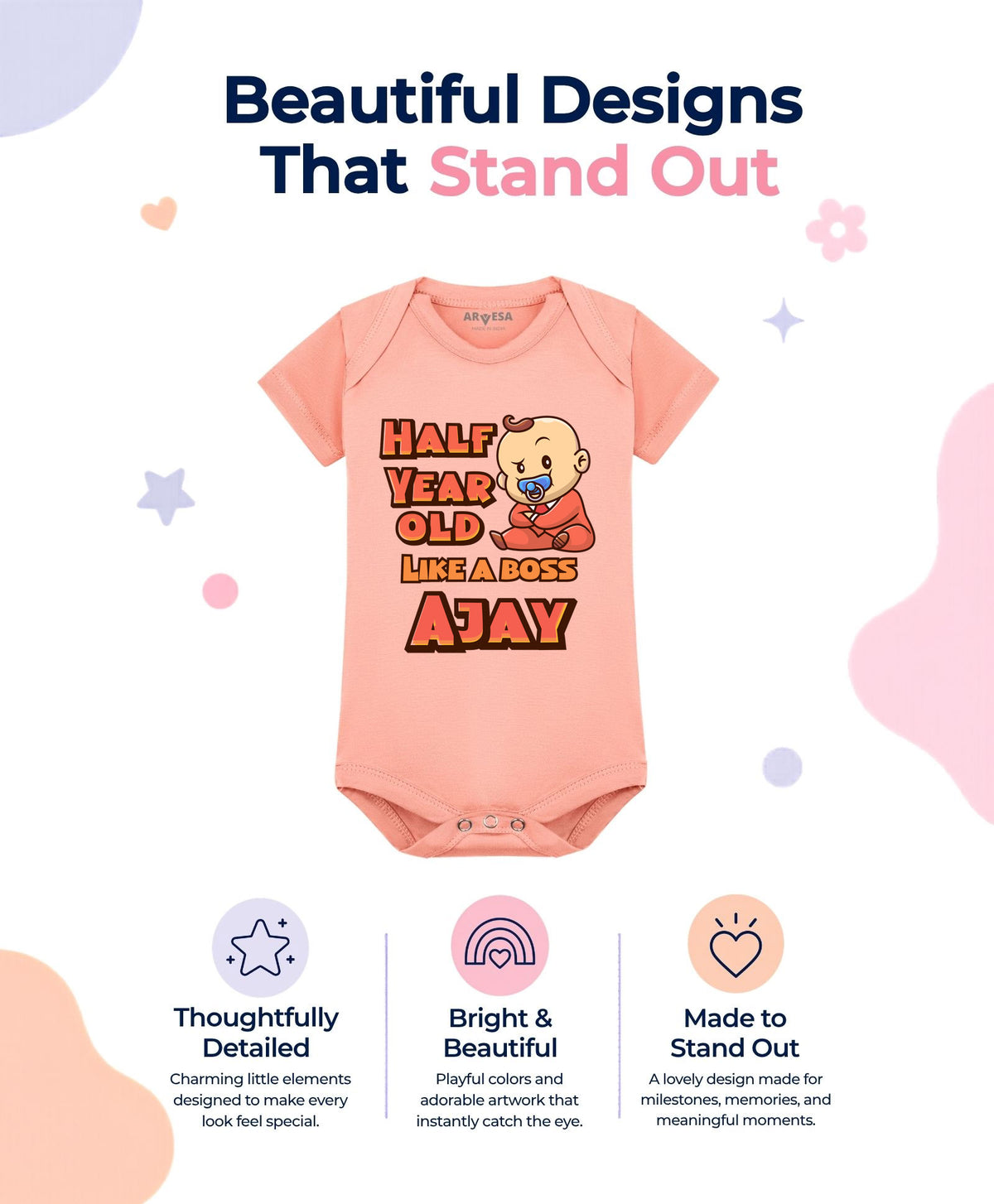 Yes | Half Birthday - Romper