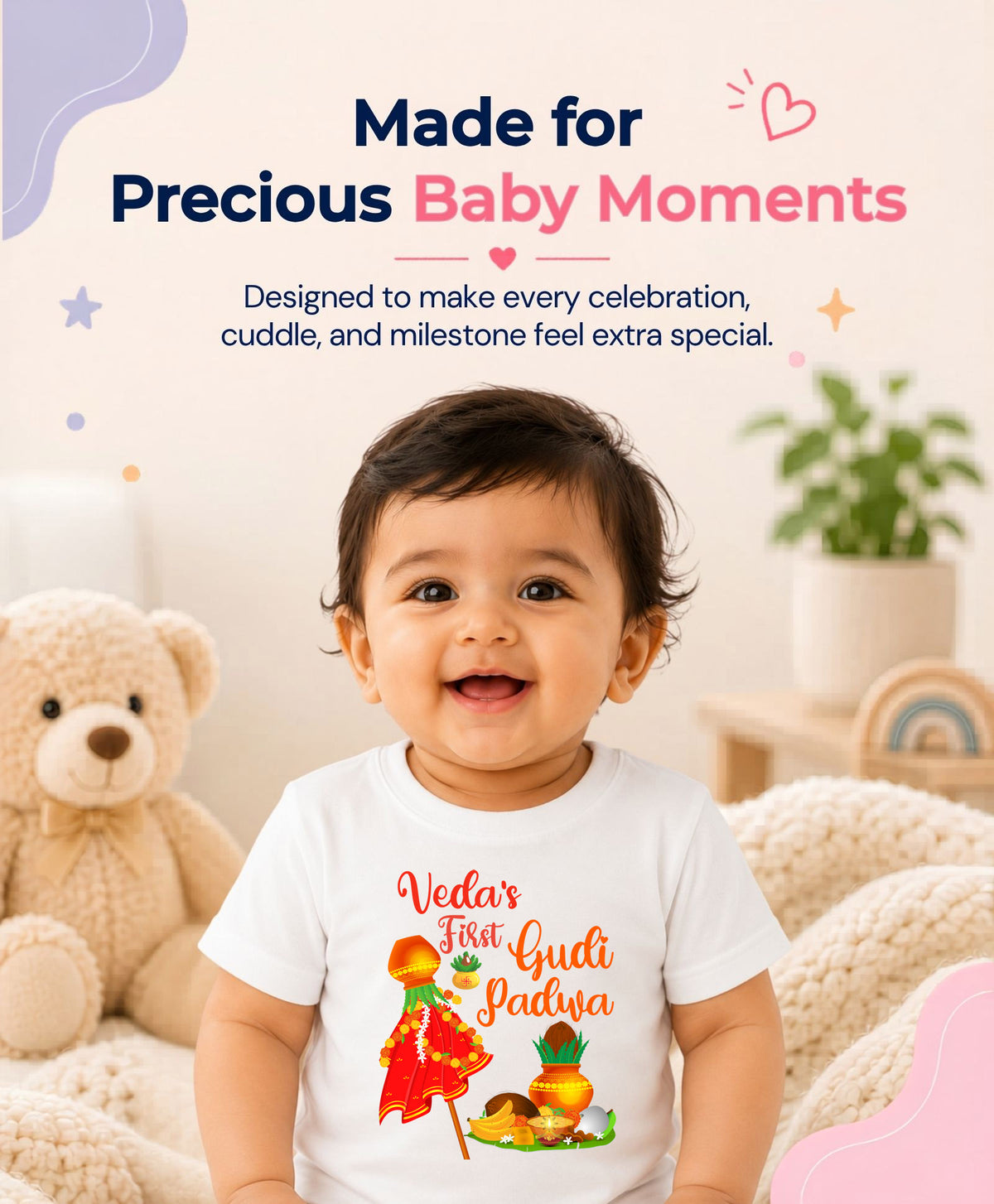 Yes | My First Gudi Padwa - T-shirt