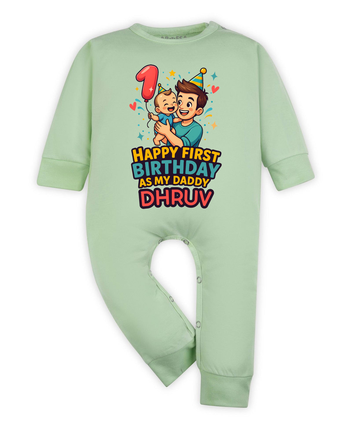 Yes | Happy First Birthday As My Daddy Dad Birthday - Jumpsuit
