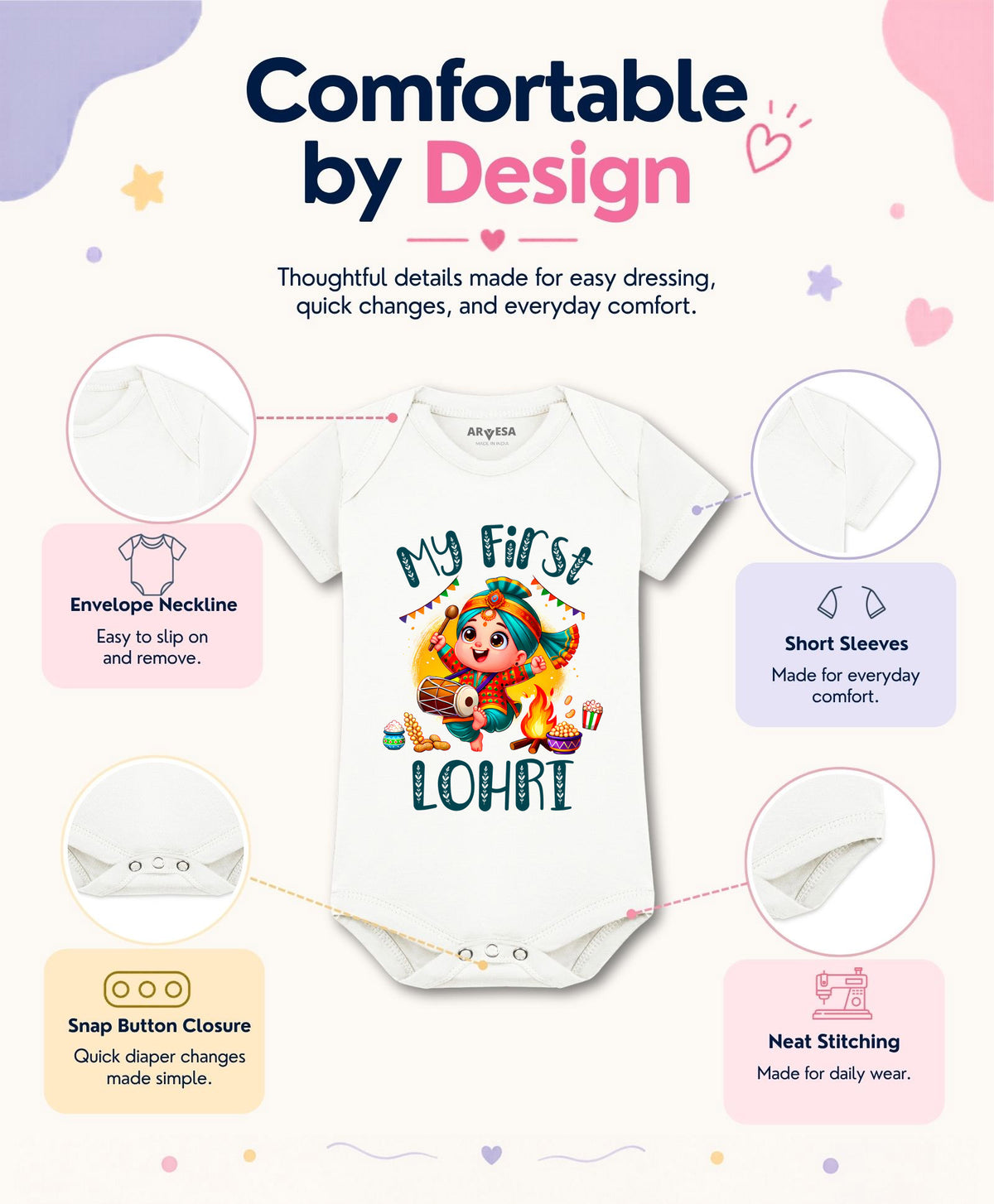 No | My First Lohri - Romper