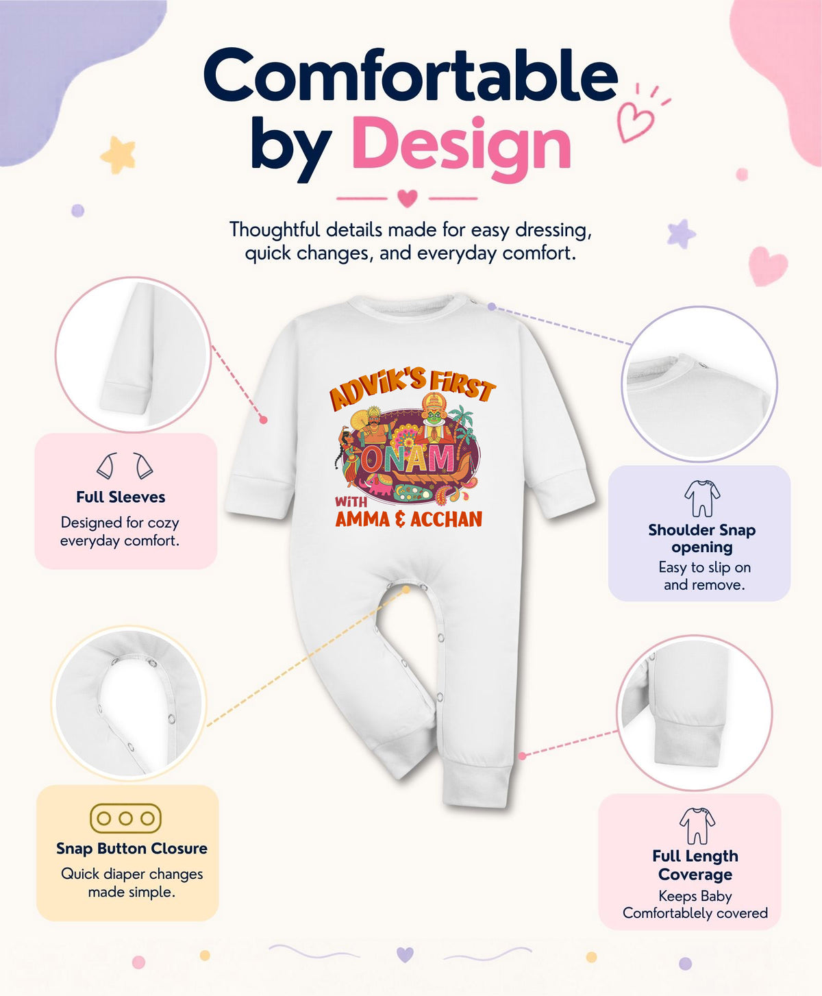Yes | My First Onam - Jumpsuit