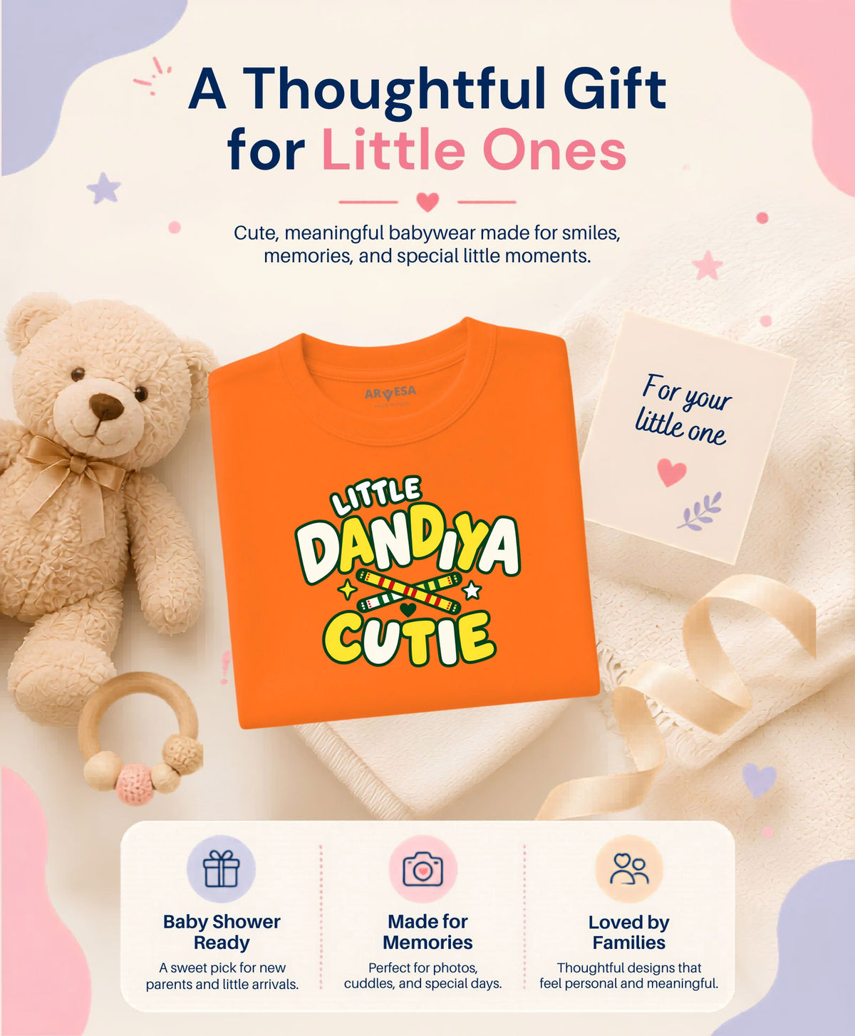 Little Dandiya Cutie Navratri - T-shirt