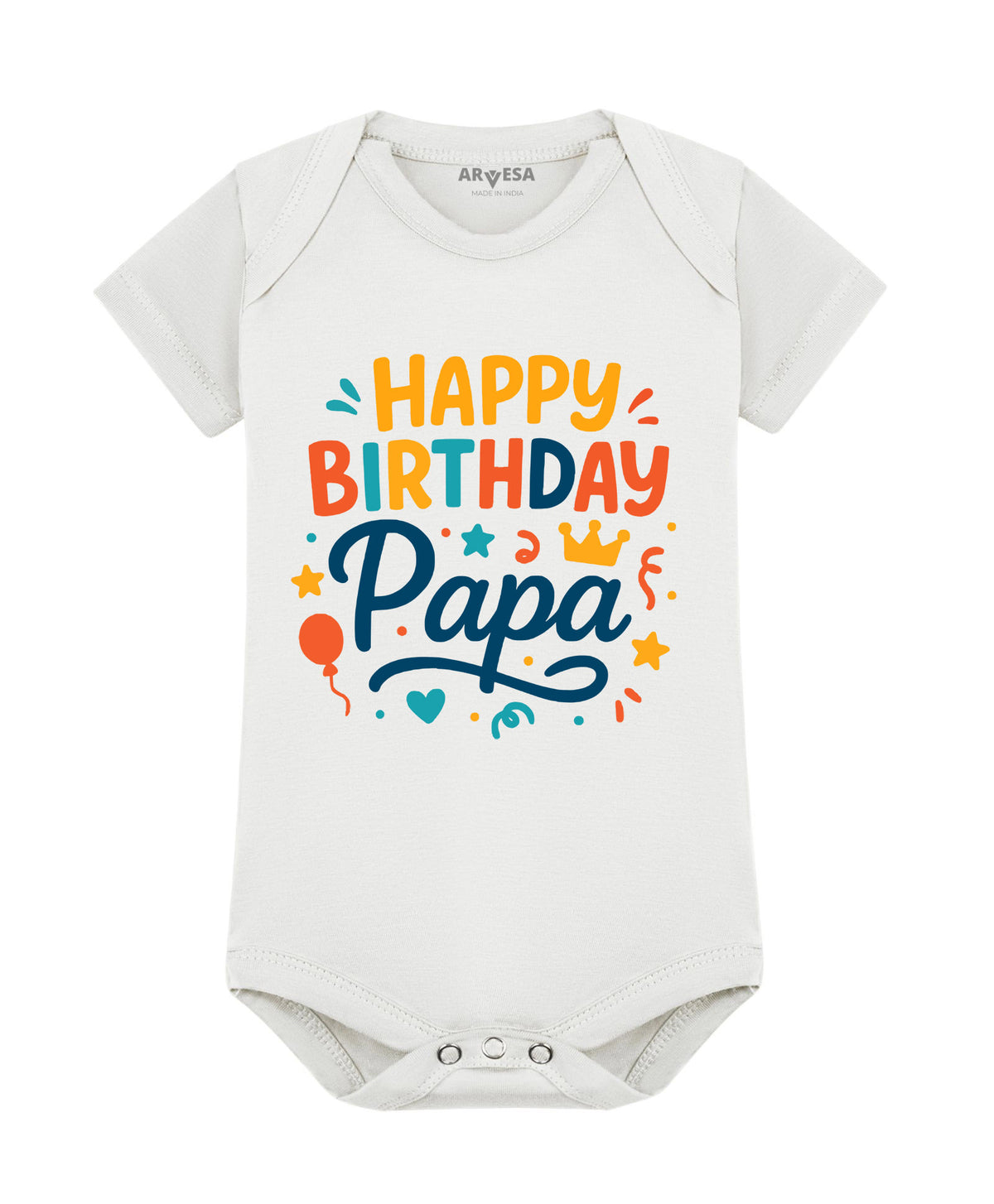 No | Happy Birthday Papa Dad Birthday - Romper