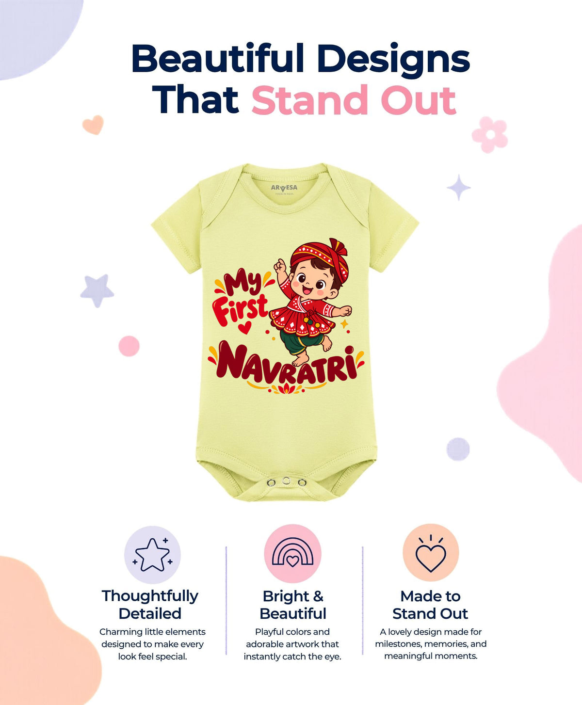 No | My First Navratri - Romper