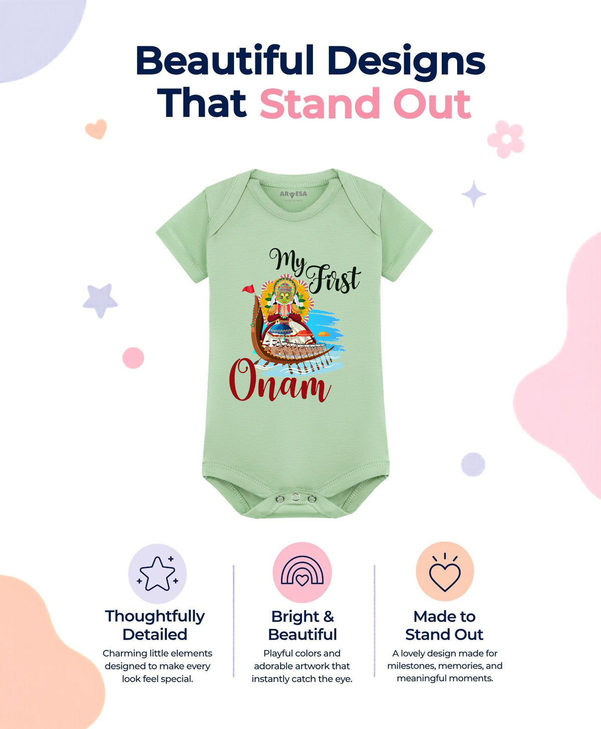 No | My First Onam - Romper