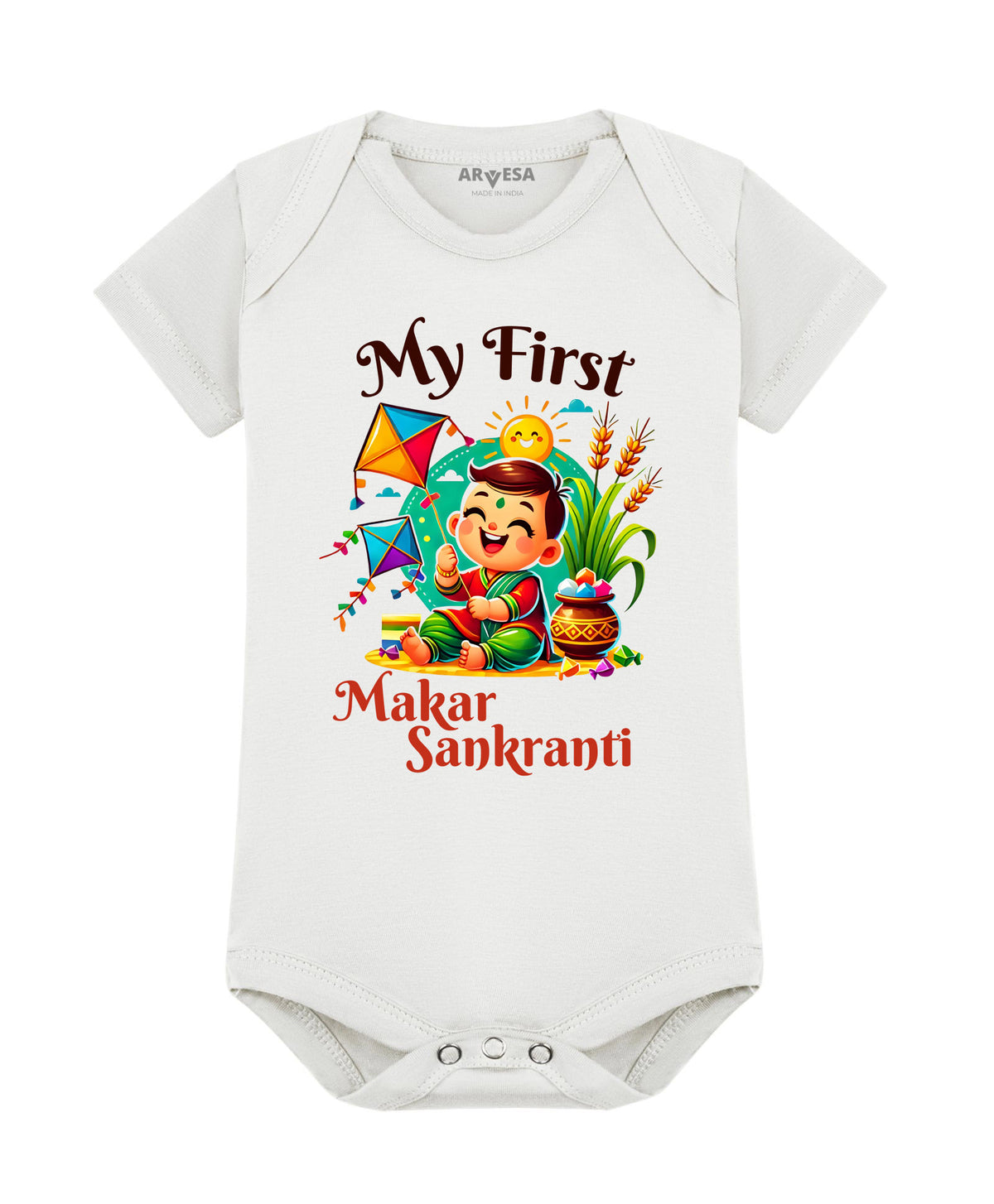 No | My First Makar sankranti - Romper