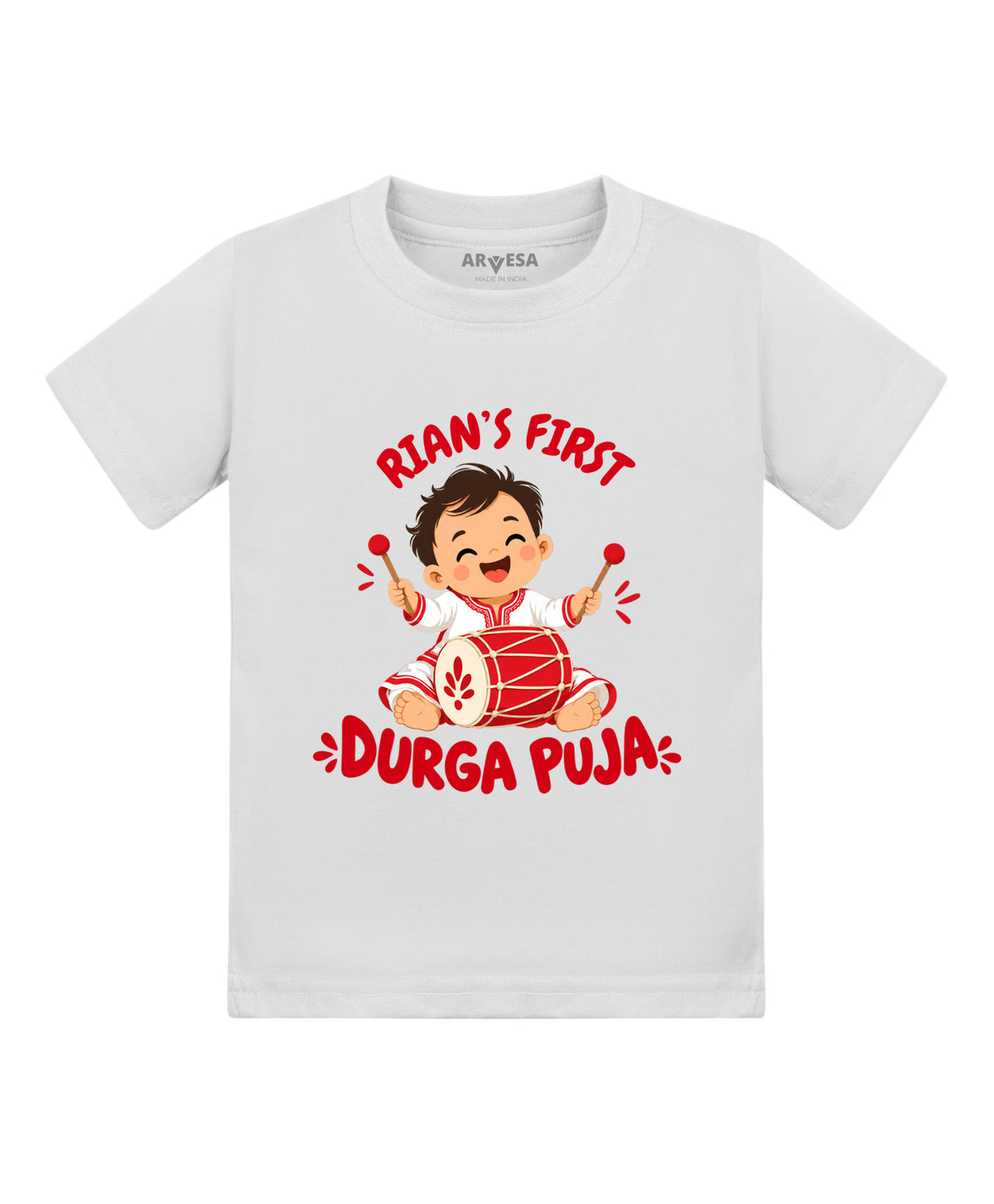 Yes | My First Durga Puja - T-shirt