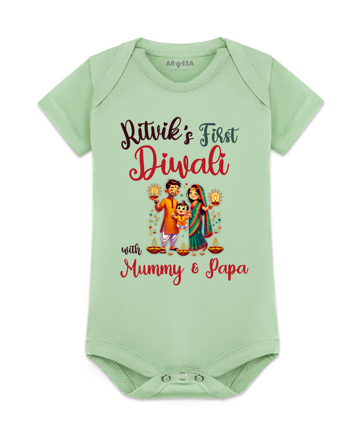 Yes | My First Diwali - Romper