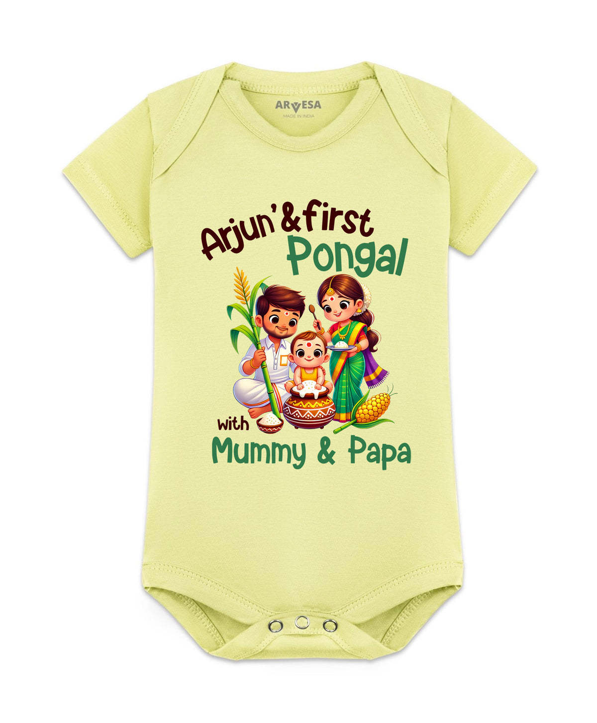 Yes | My First Pongal - Romper