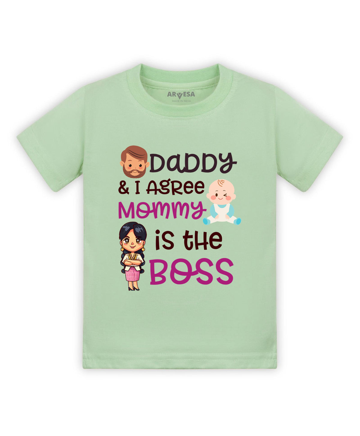 No | Daddy & I Agree Mommy Is Boss - T-shirt