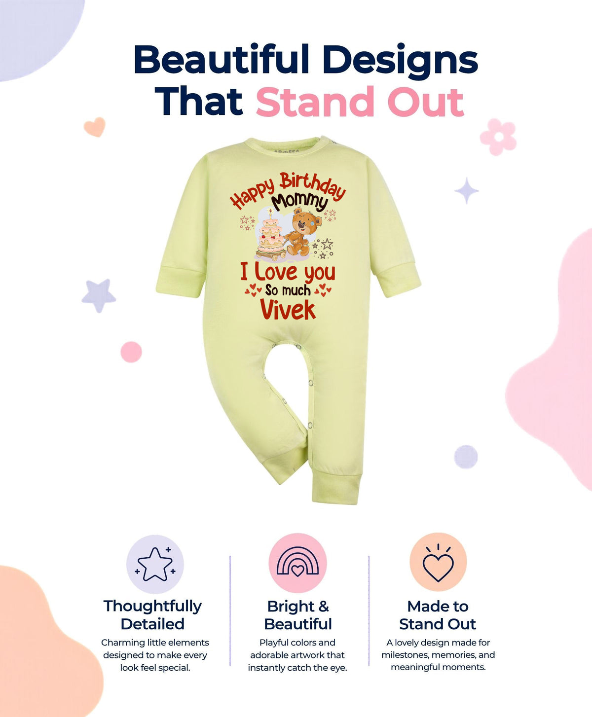 Yes | Happy Birthday Mummy. I Love You So Much Mom Birthday - Jumpsuit