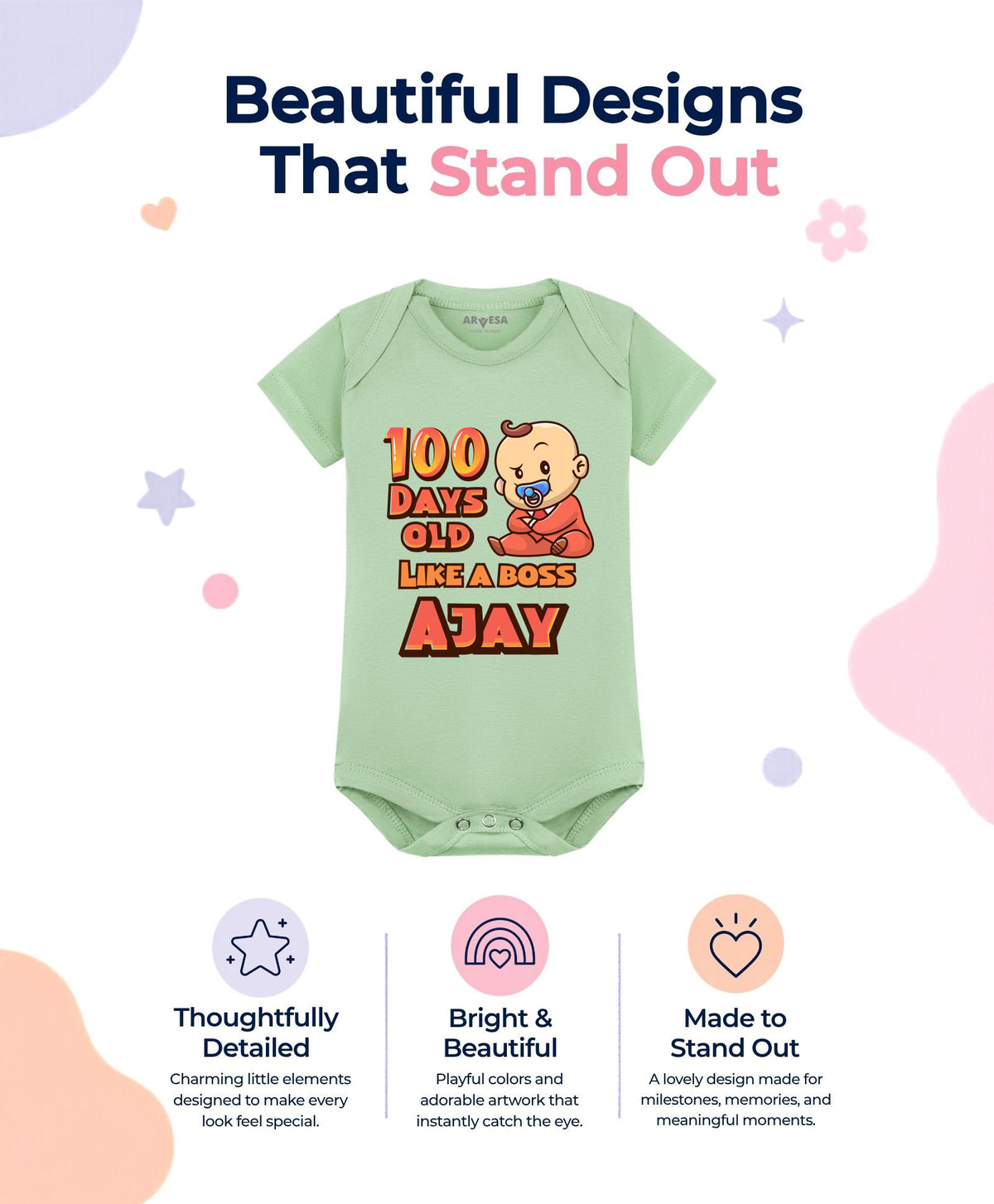 Yes | 100 Days Birthday - Romper