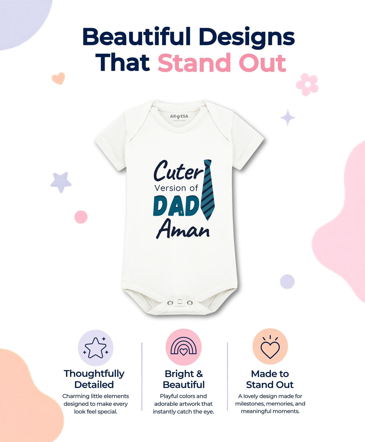 Yes | Cutest Version Of Dad - Romper