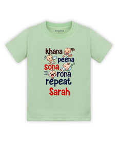 T-shirt featuring the same print