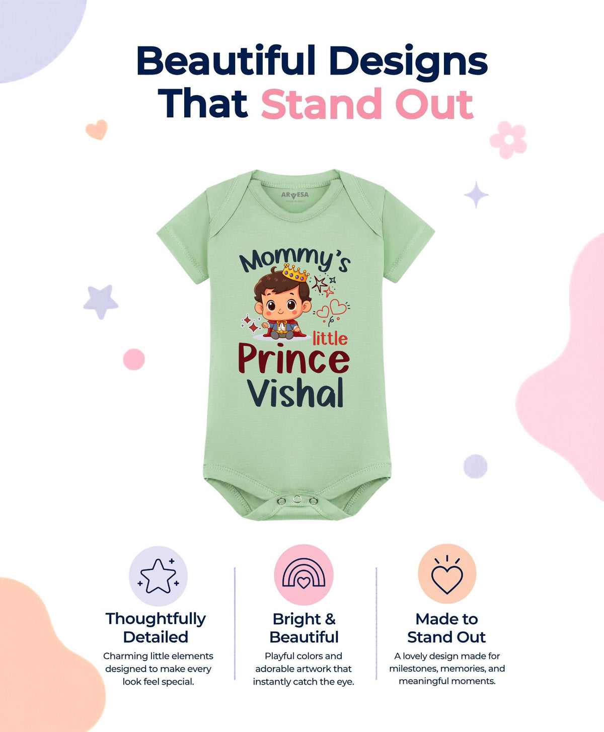 Yes | Mommy Little Prince - Romper