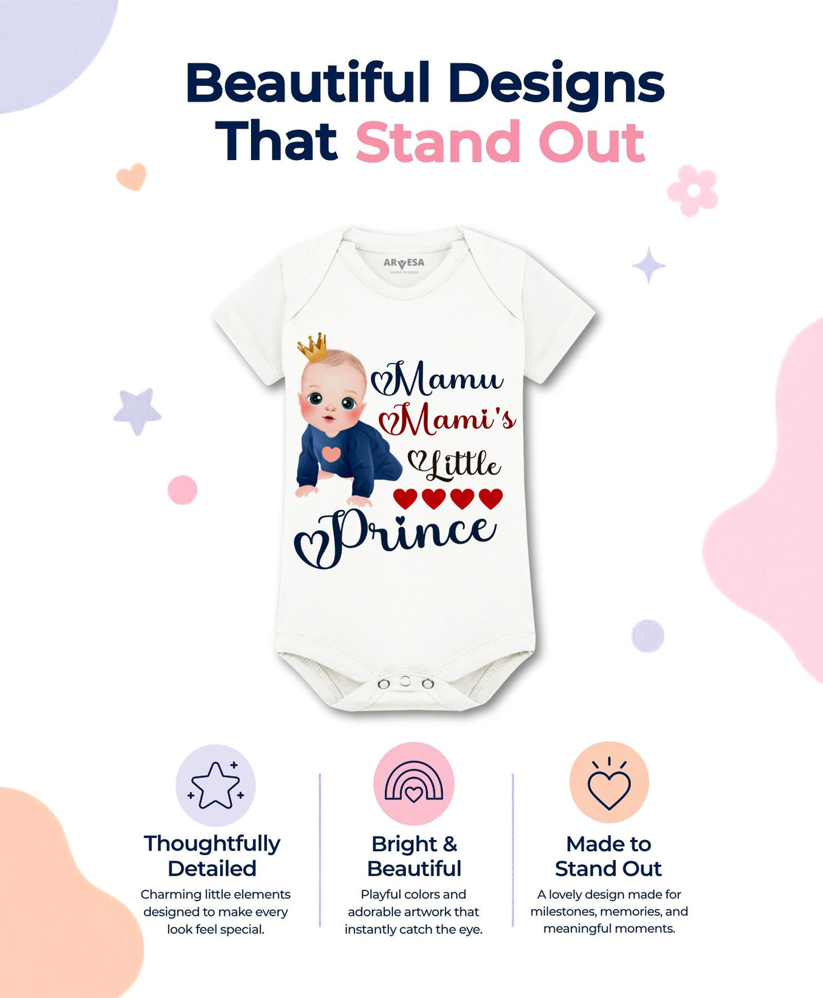 No | Mamu Mami'S Little Prince - Romper