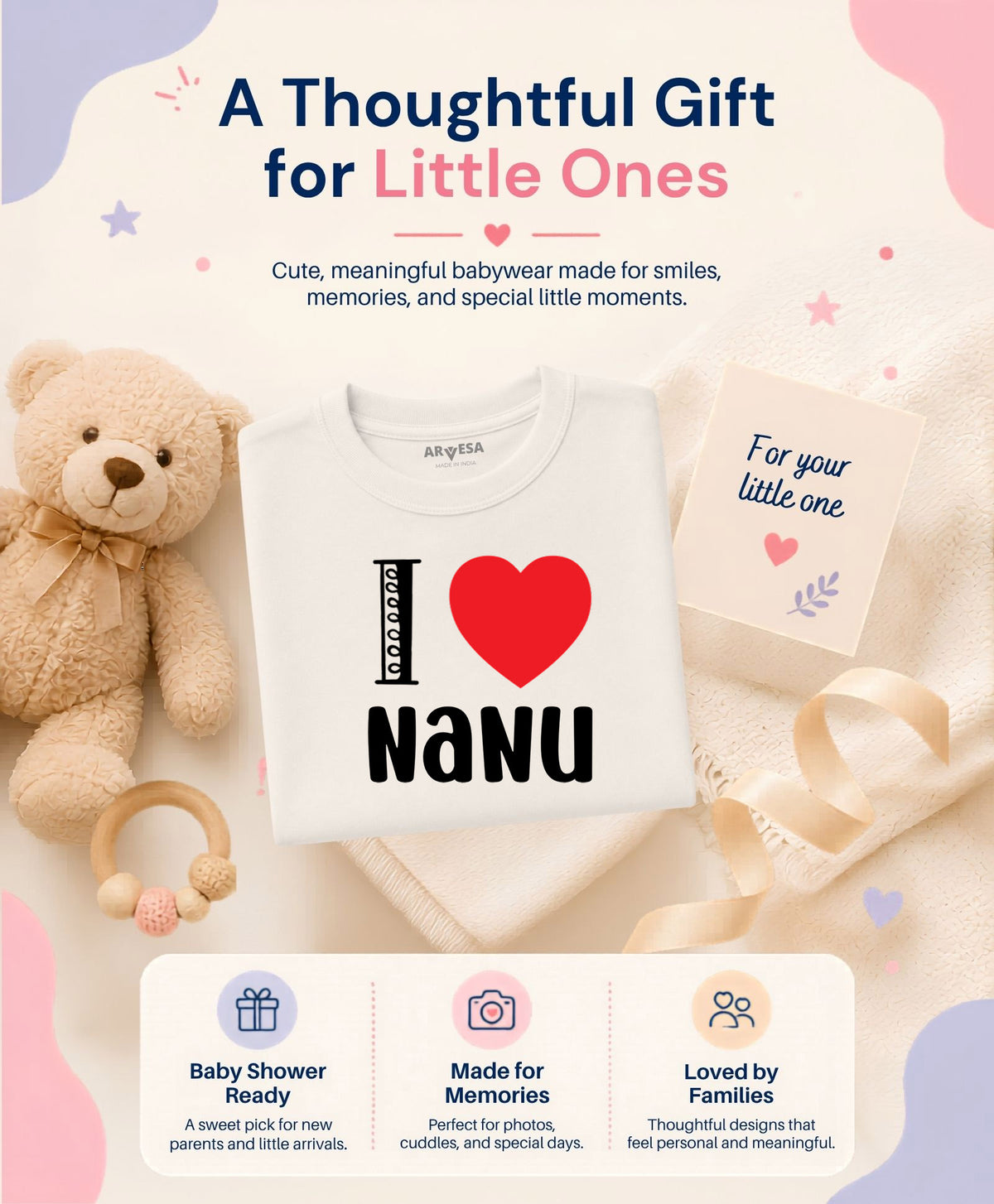No | I Love Nanu Nana Nani - T-shirt
