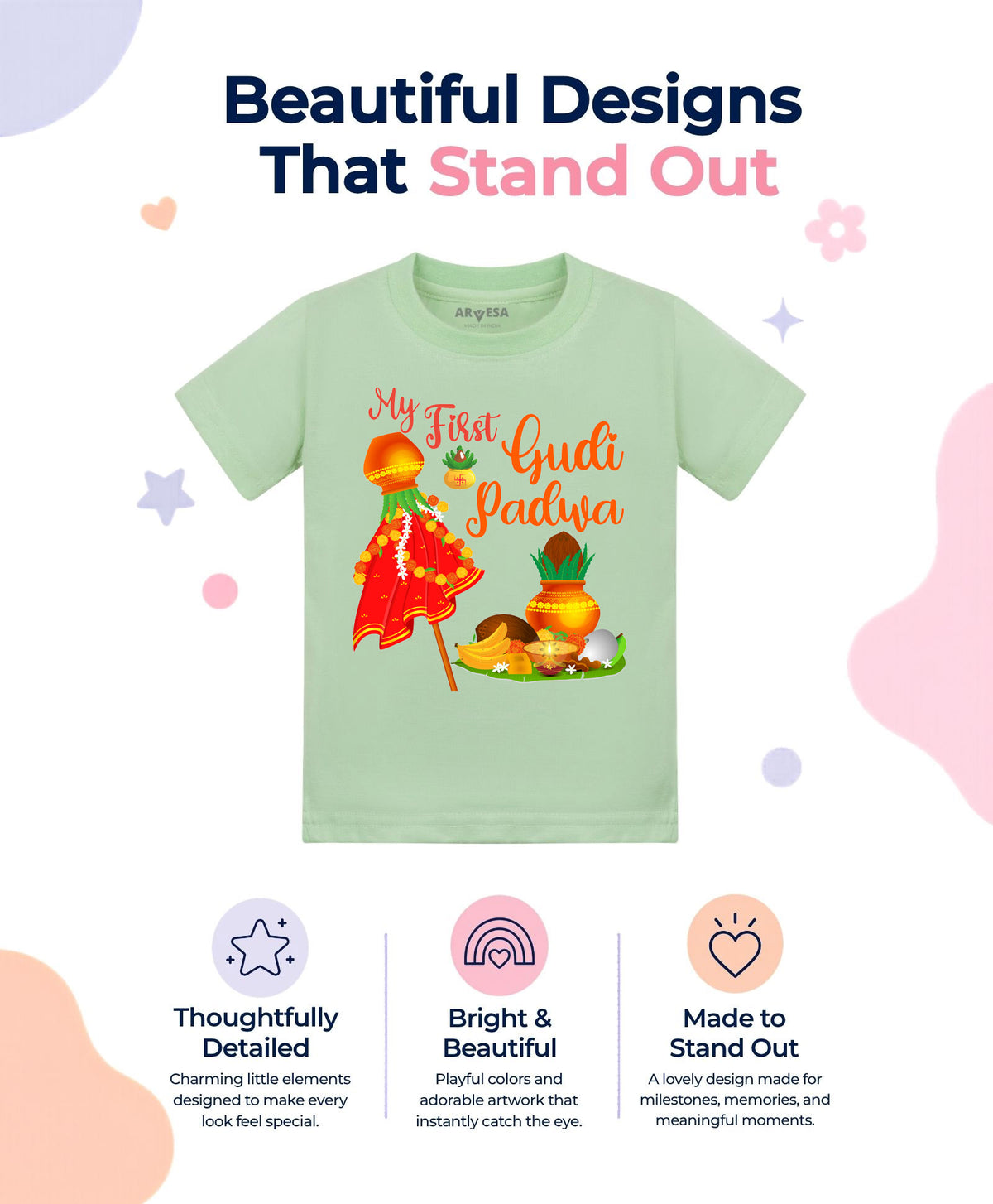 No | My First Gudi Padwa - T-shirt