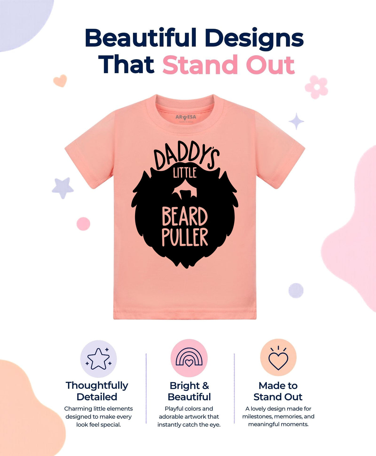 No | Daddy Little Beard Puller - T-shirt