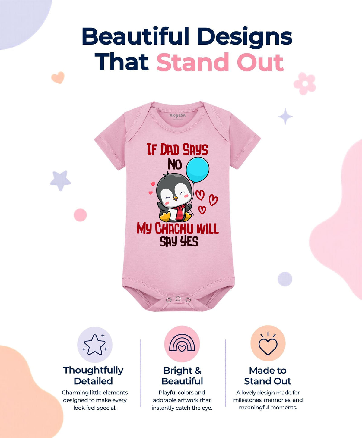 No | If Dad Say No My Chachu - Romper