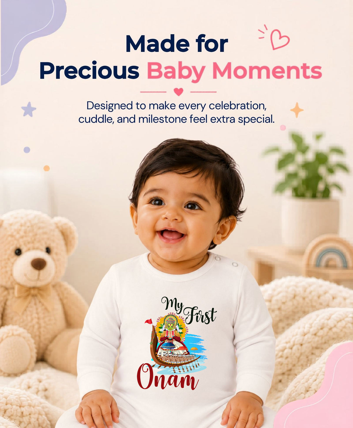 No | My First Onam - Jumpsuit