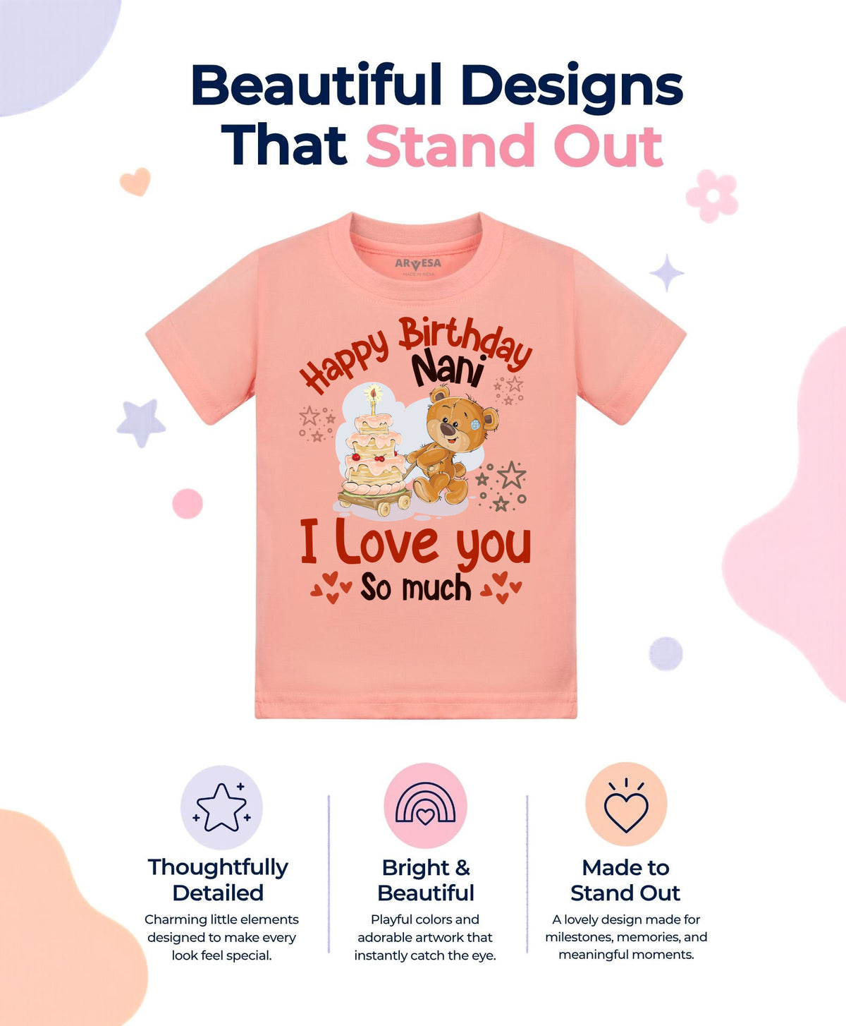 No | Happy Birthday Nani Family Birthday - T-shirt