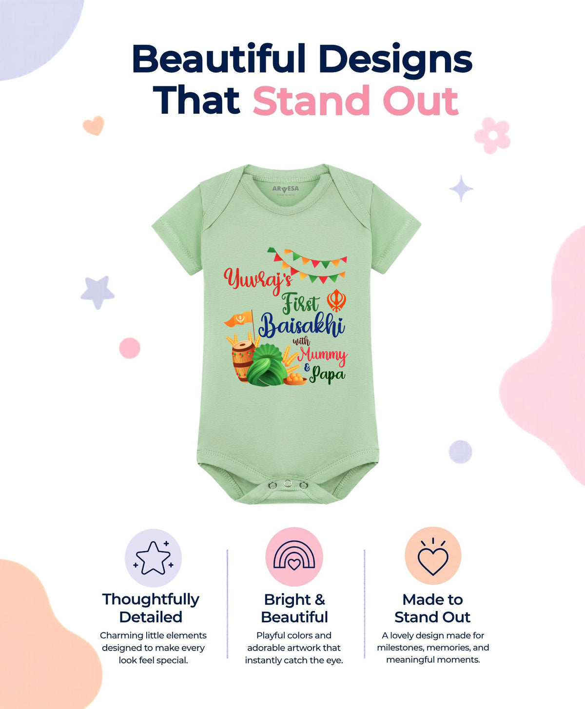 Yes | My First Baisakhi - Romper