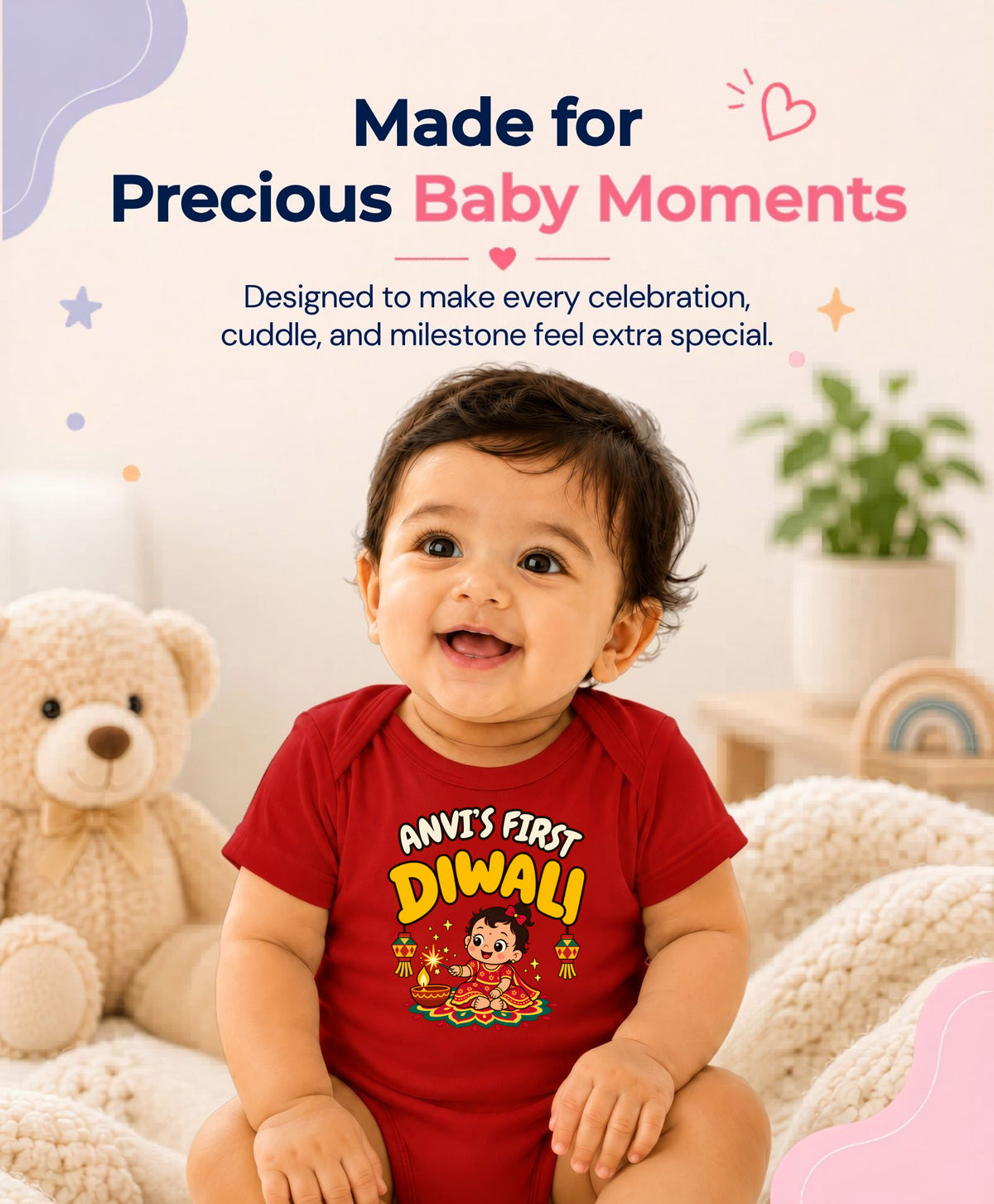 Yes | My First Diwali - Romper