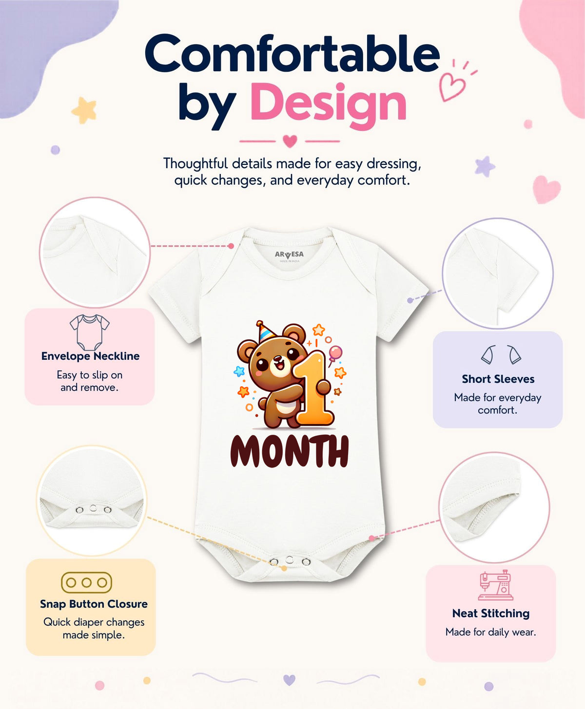 No | 1 Month - Romper