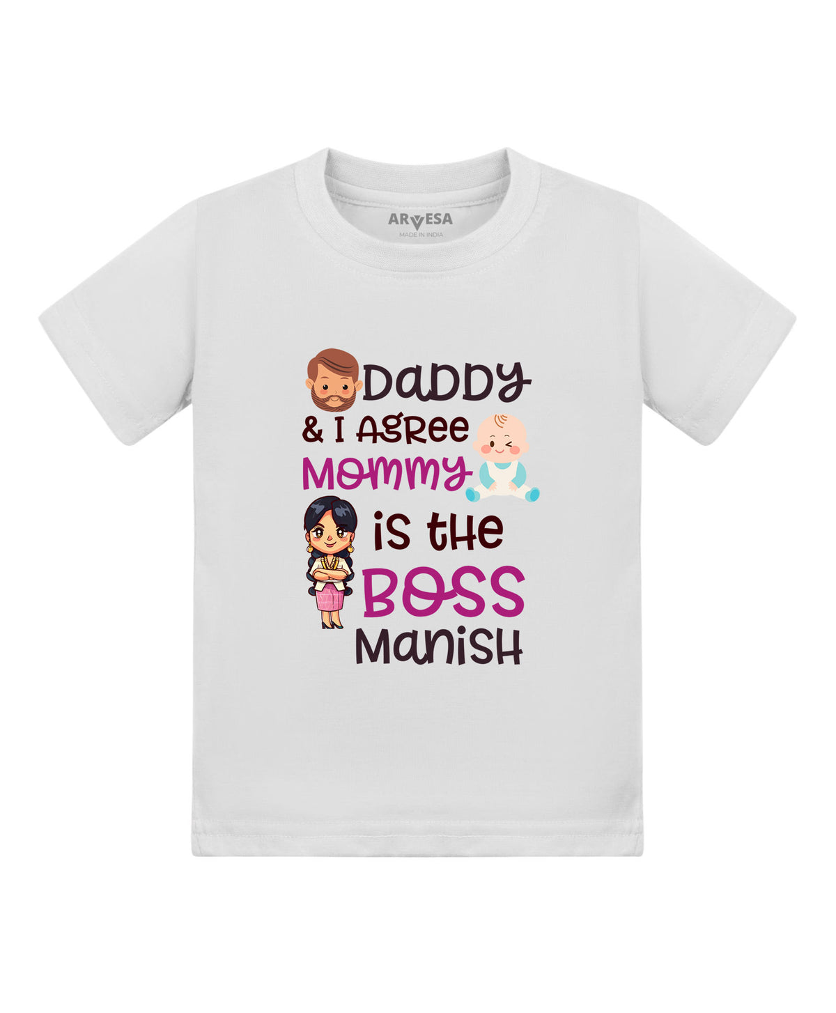 Yes | Daddy & I Agree Mommy Is Boss - T-shirt