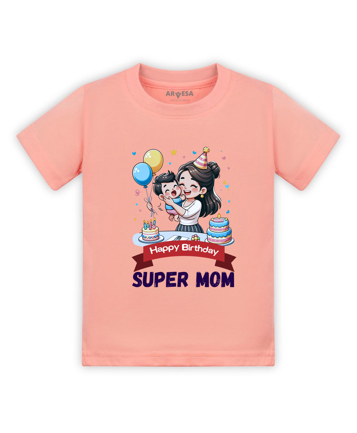 No | Happy Birthday Super Mom Mom Birthday - T-shirt