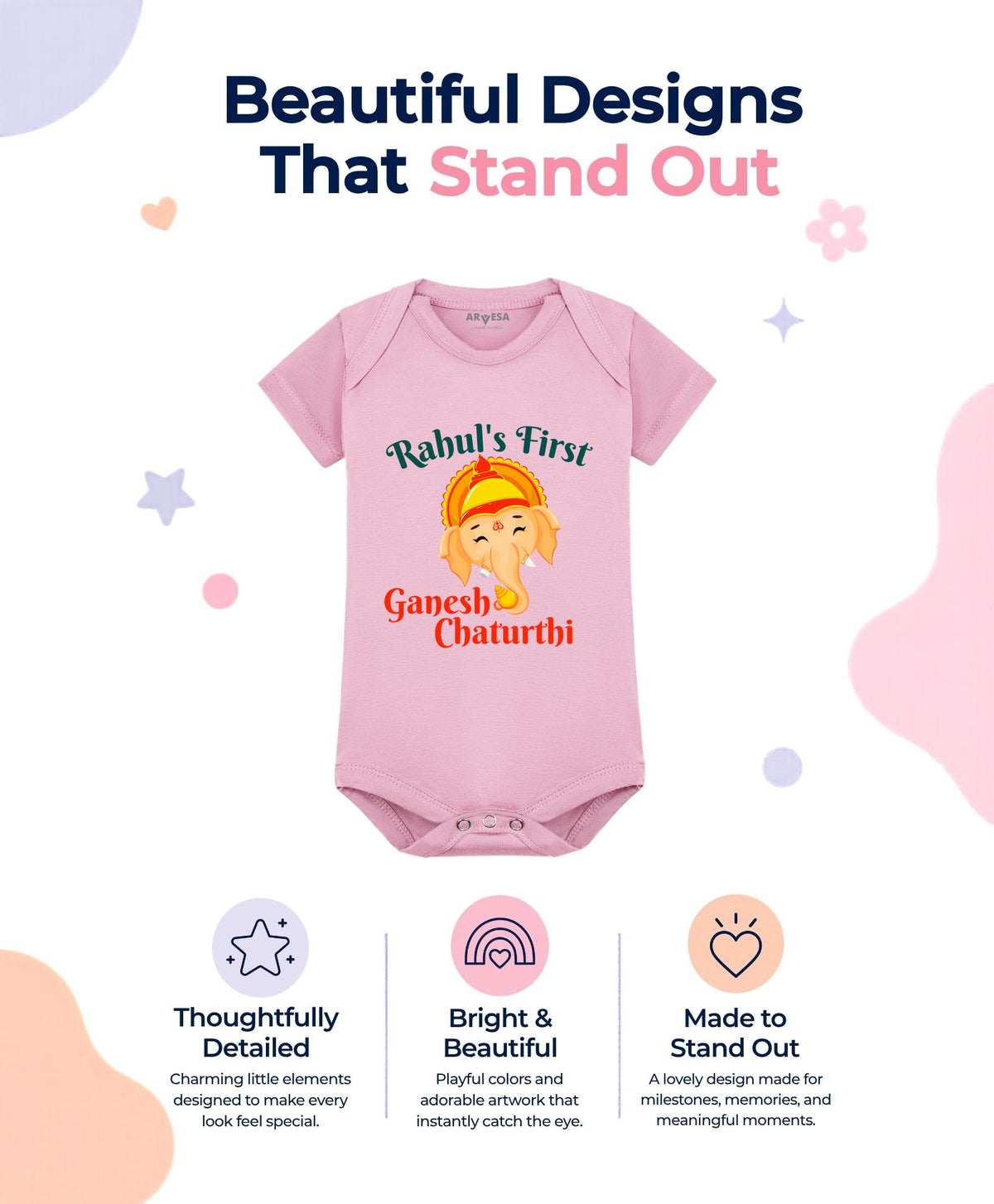 Yes | My First Ganesh Chaturthi - Romper
