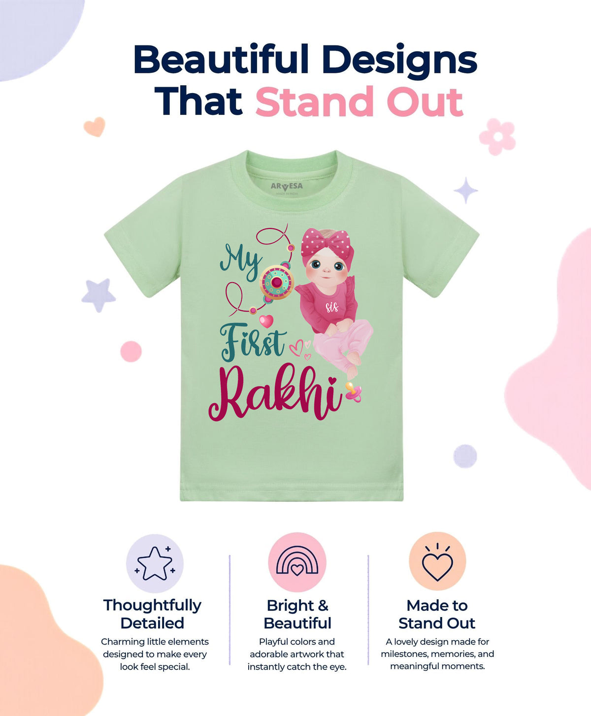 No | My First Rakhi - T-shirt