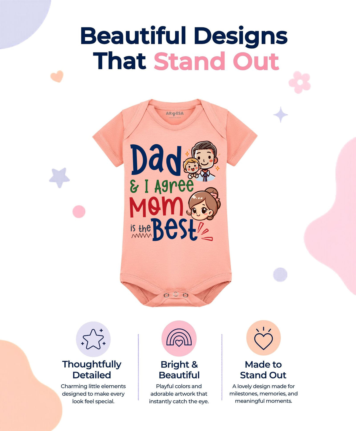 No | Daddy & I Agree Mommy Is Best - Romper