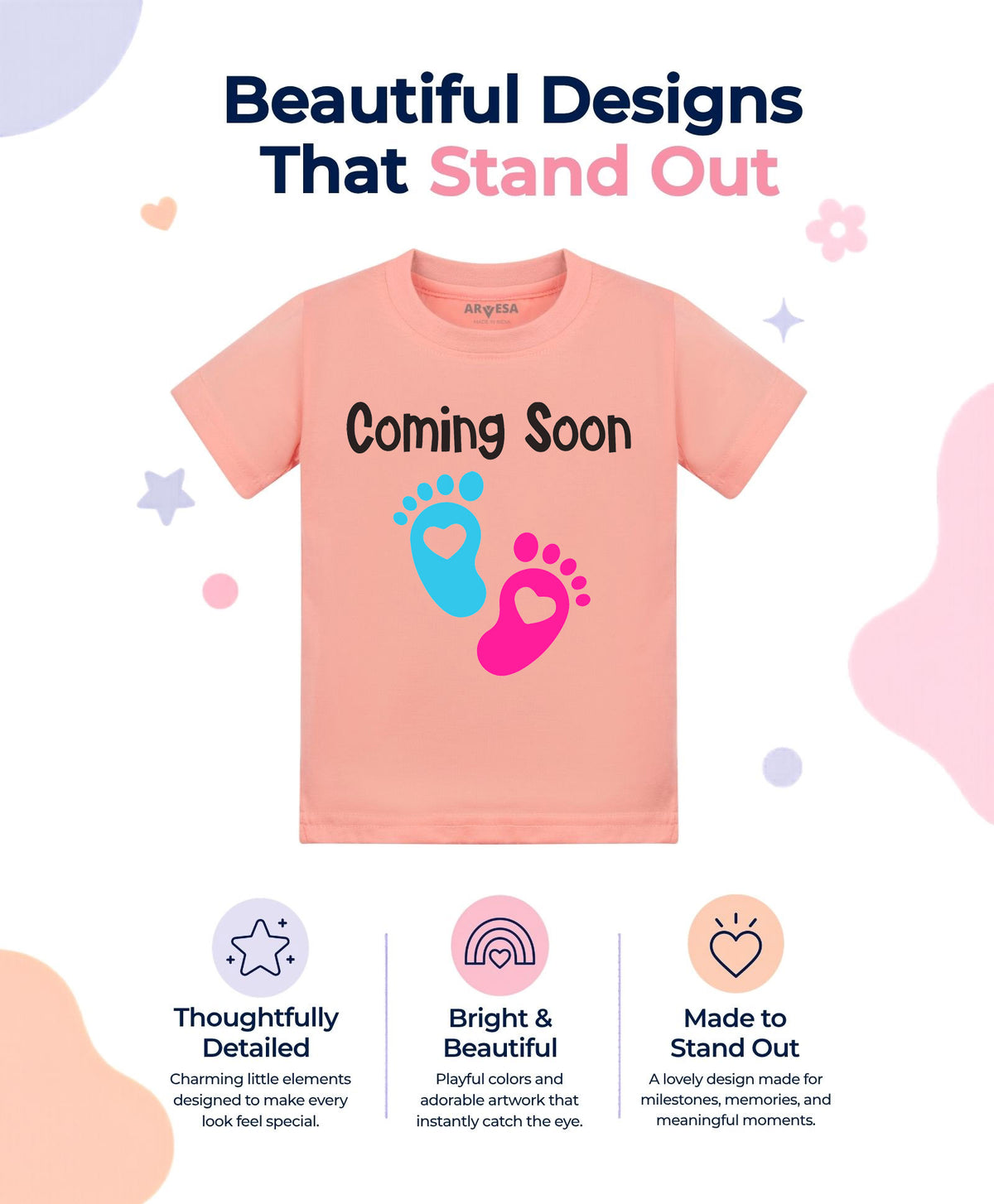 Coming Soon Pregnancy Announcement - T-shirt
