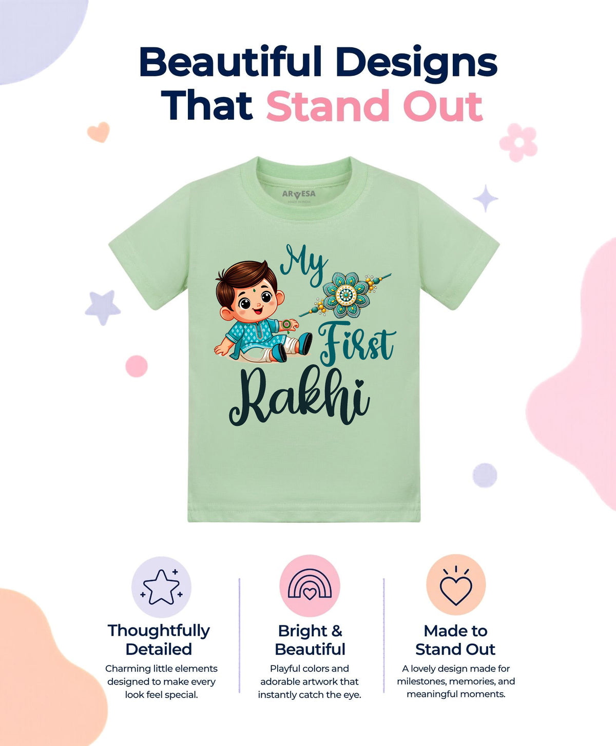 No | My First Rakhi - T-shirt
