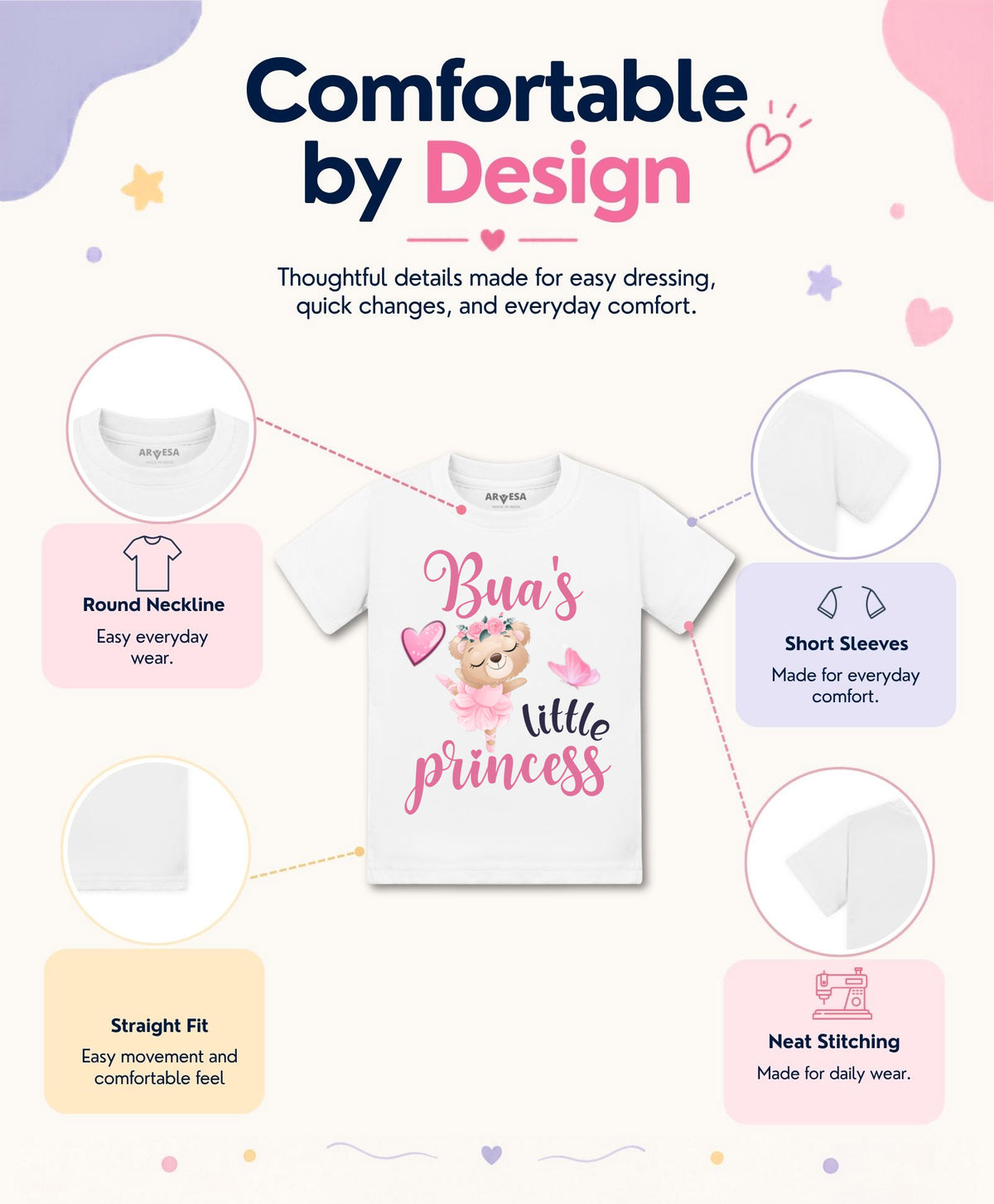 No | Bua Little Princess - T-shirt