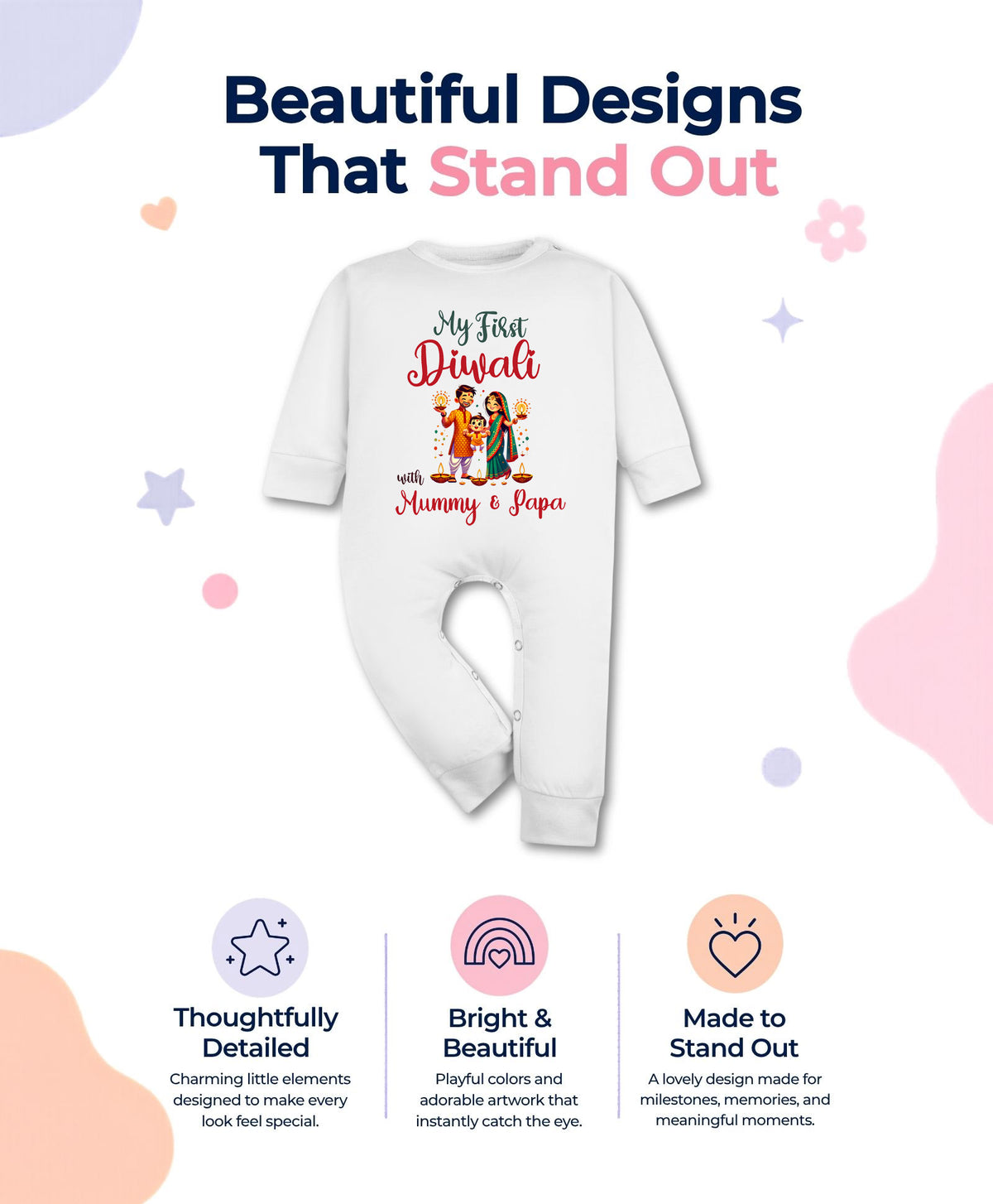 No | My First Diwali - Jumpsuit