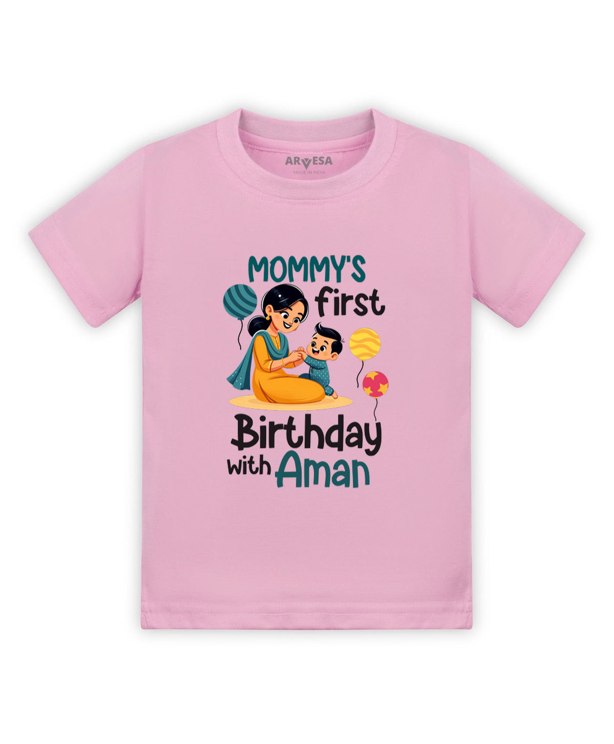 Yes | Mommy First Birthday With Me Mom Birthday - T-shirt