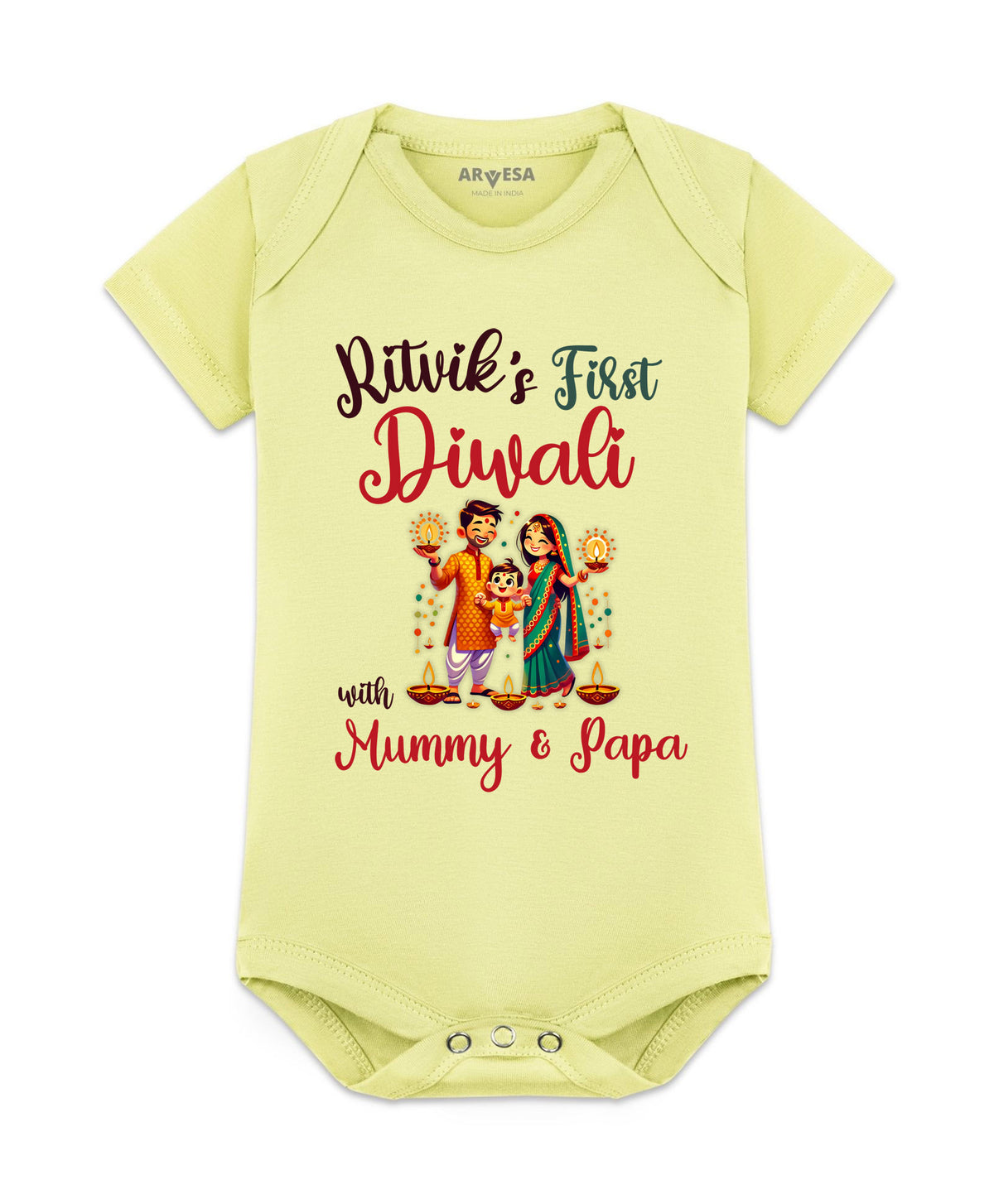 Yes | My First Diwali - Romper