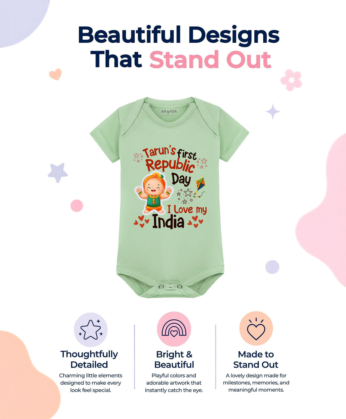 Yes | My First Republic Day - Romper