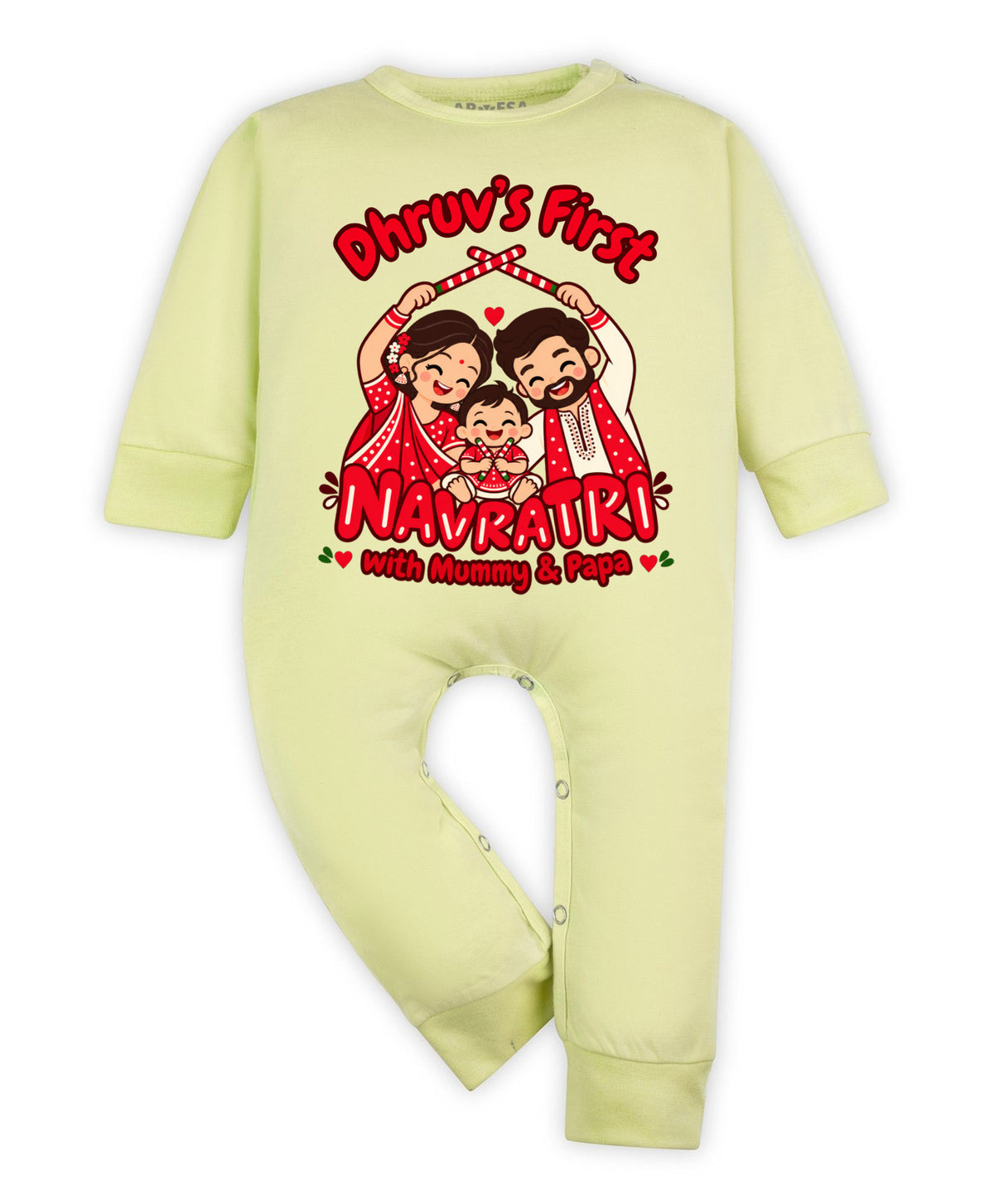 Yes | My First Navratri with Mummy & Papa - Jumpsuit