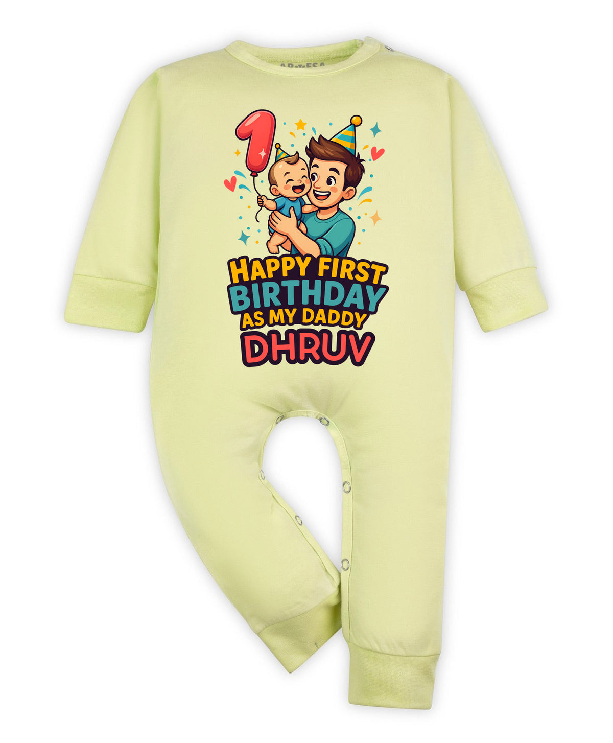 Yes | Happy First Birthday As My Daddy Dad Birthday - Jumpsuit