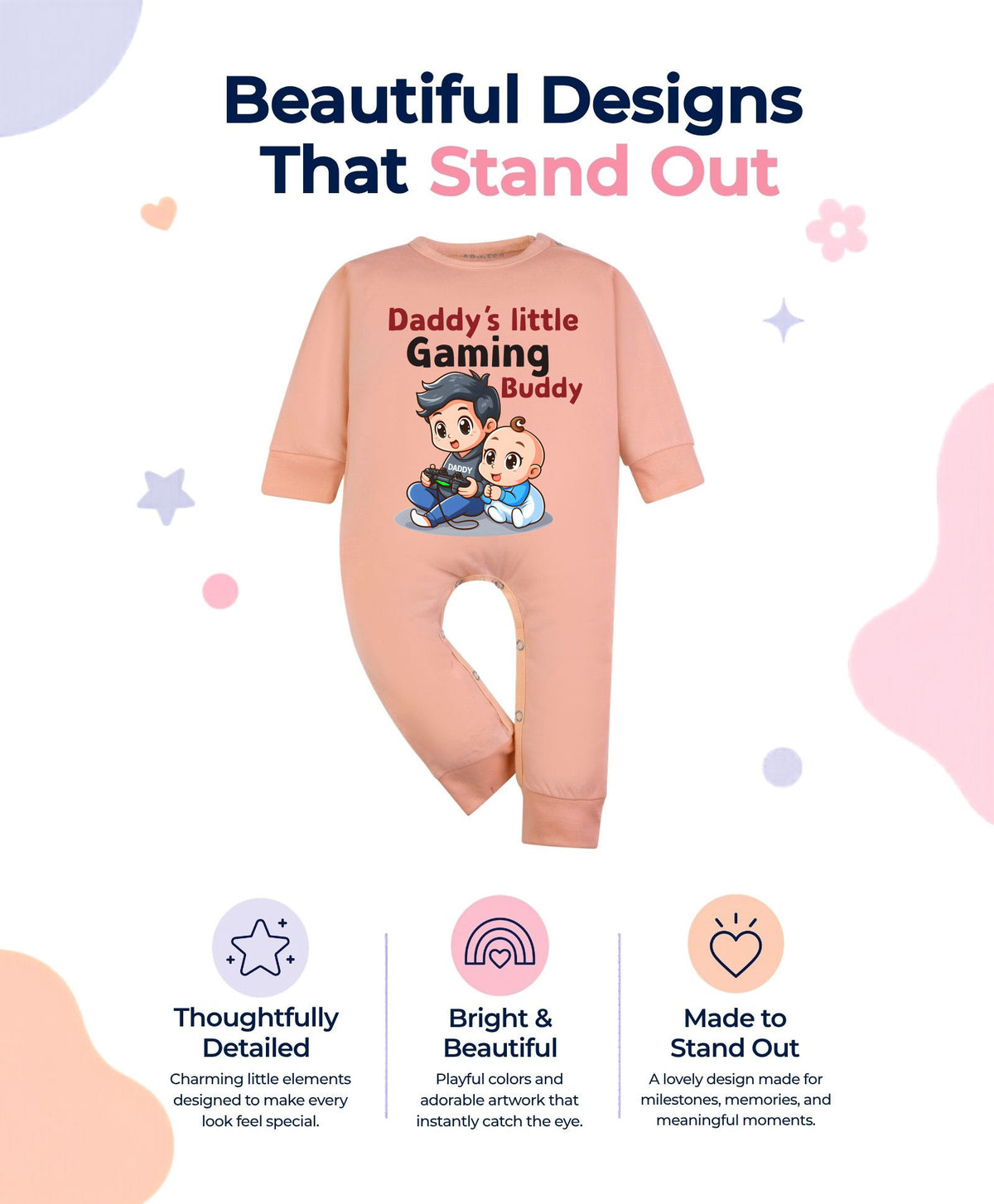 No | Daddy Little Gaming Buddy - Jumpsuit